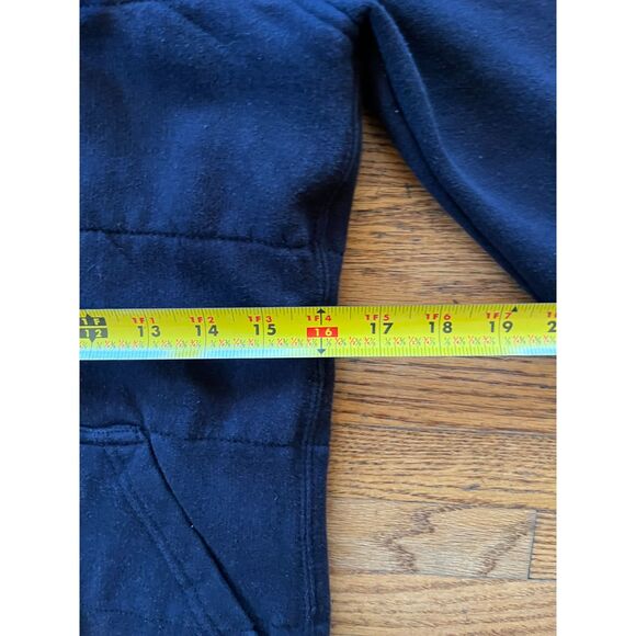 SIMS Black Full Zip Snowboard Sweatshirt FIshing Hoodie Mens Size Small - Picture 8 of 9